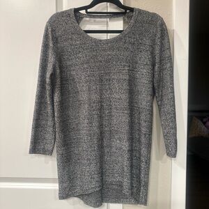 Aritzia Babaton Silk & Cashmere 3/4 Sleeve Knit Top Sz M